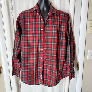 Vintage J. McLaughlin Men's Plaid Shirt